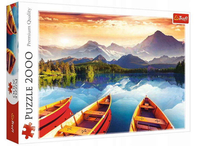 Puzzle 2000 Kryształowe jezioro Trefl