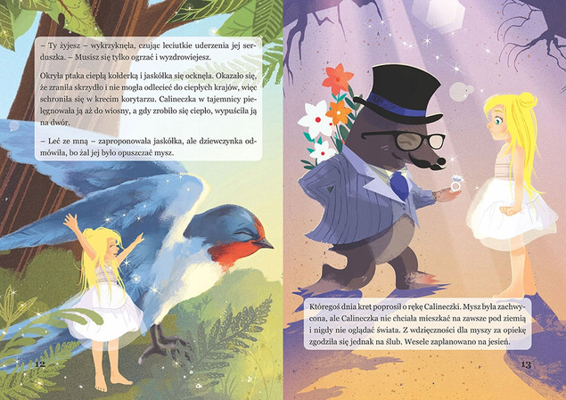 Calineczka Kolorowa Klasyka Hans Christian Andersen Greg