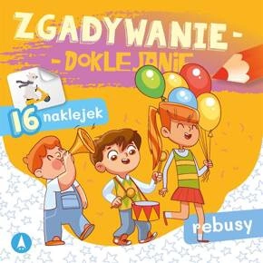 Zgadywanie Doklejanie Rebusy 16 Naklejek Sabina Grabias 5+ Skrzat