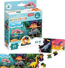 Puzzle 60 Panoramiczne DINOZAURY T-Rex Gad Gady 4+ CzuCzu