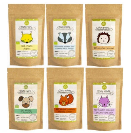 ZESTAW HELPA BIO KASZKI CZARY MAMY 6X200G