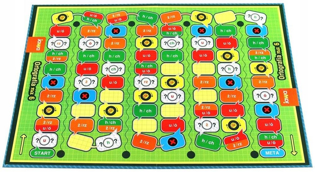 Ortografia Na 6 Pisanie Bez Problemu Gra Edukacyjna Planszowa 5+ Jawa 01335