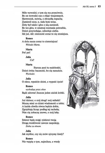 Romeo i Julia Szekspir lektury z opracowaniem Greg