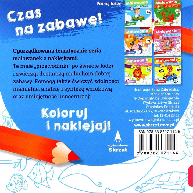 Malowanie-doklejanie. Zwierzęta wodne