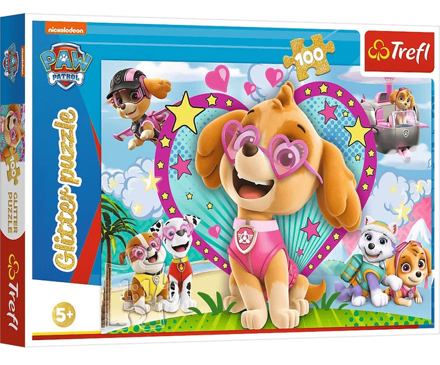 Trefl 100 W blasku Sky Psi Patrol