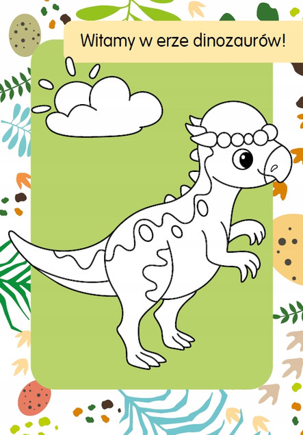 Kolorowanka z tatuażami – świecą w ciemności! Małe dinozaury WYDAWNICTWO