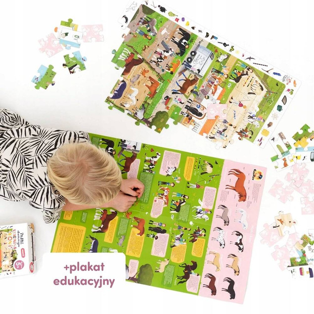 CZUCZU Puzzle Obserwacyjne 84 Stadnina Koni