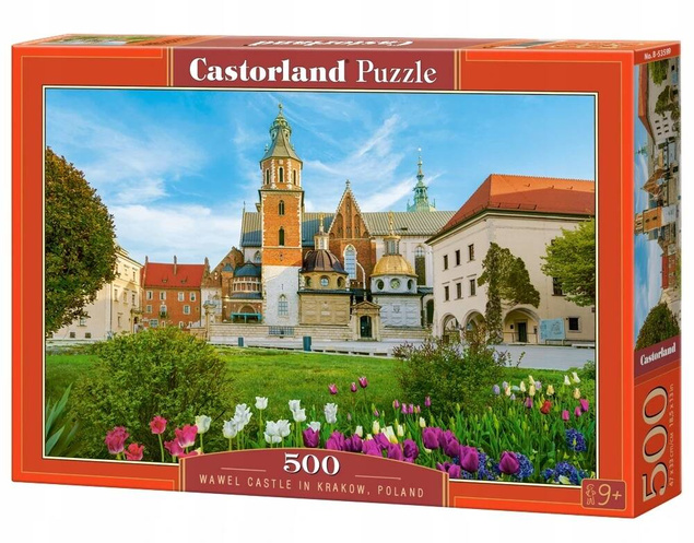 Puzzle 500 Układanka Zamek WAWEL Kraków POLSKA Widok 9+ Castorland