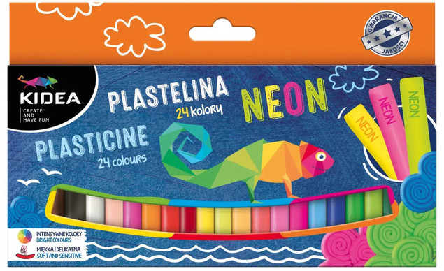 SZKOŁA PLASTELINA NEON