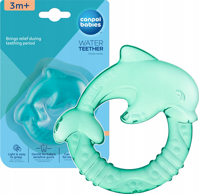 Canpol babies gryzak wodny dla niemowląt DELFIN