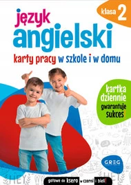 Język angielski Karty pracy w szkole i w domu kl 2