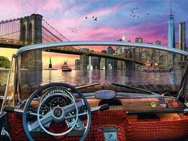 Ravensburger puzzle 1000el Most w Brooklynie