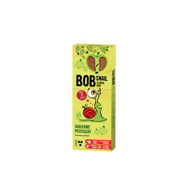 Przekąska Jabłko Śliwka Bez Dodatku Cukrów 30g BOB SNAIL