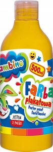 FARBA PLAKATOWA Szkolna Bambino 500 ml ŻÓŁTA