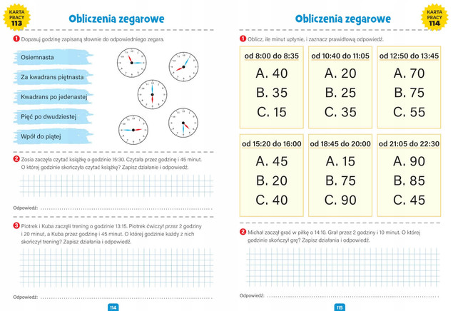 MATEMATYKA Karty Pracy Ucznia Klasy 1-3 Emilia Figacz 6+ SBM