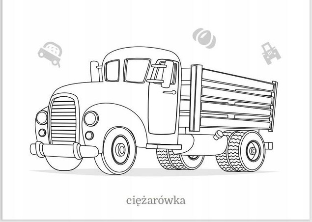 Maluszkowe malowanie. Pojazdy na wsi