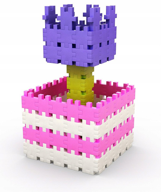 Klocki Basic Pink 300 elementów