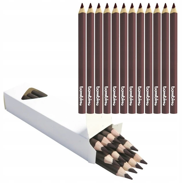 TRÓJKĄTNE BRĄZOWE 12SZT