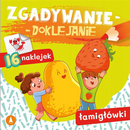 Zgadywanie Doklejanie Łamigłówki Słowno-Obrazkowe 16 Naklejek 5+ Skrzat