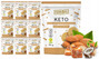 FRANK&OLI Keto Mini Ciasteczka SŁONY KARMEL KOKOS MIGDAŁY Bez Cukru 90g x9