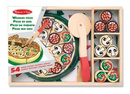 MELISSA Pizza drewniana z nożykiem 54el 10167