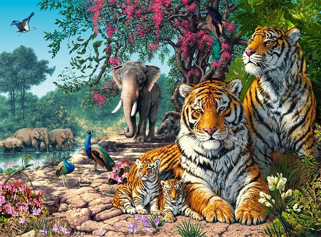 Puzzle 3000 Tiger Sanctuary
