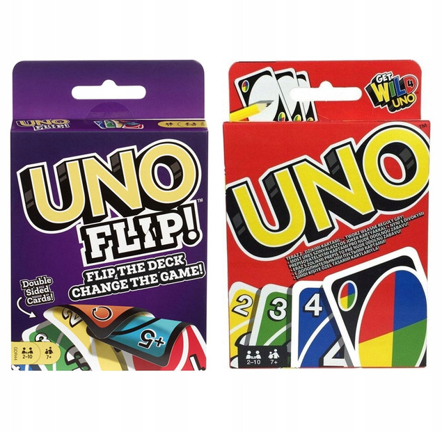UNO FLIP Gra karciana 7624 Mattel