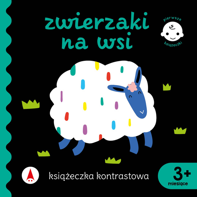 Książeczka Kontrastowa Zwierzaki Na Wsi 3M+ Aksjomat 6592