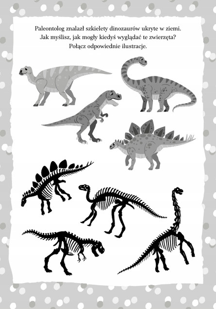 Zadanka & piaskowanki. Dinozaury