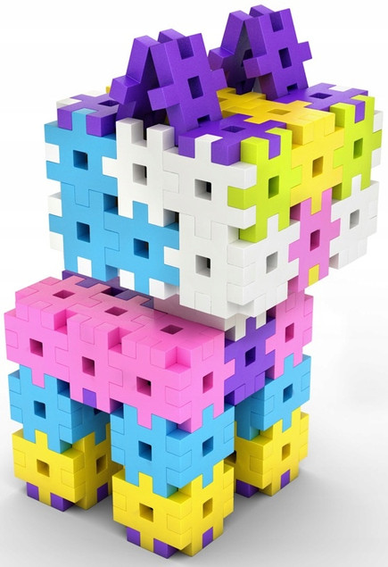 Meli Basic Pink - klocki konstrukcyjne 300 elementów