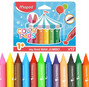 Kredki Colorpeps świecowe Jumbo 12 kolorów MAPED