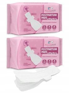 BOCIOLAND Podkłady Poporodowe WYSOKOCHŁONNE Podpaski Na Dzień Noc 10szt. x2