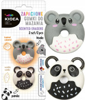 2x Zapachowa Gumka Do Mazania Ścierania Panda i Koala Kidea