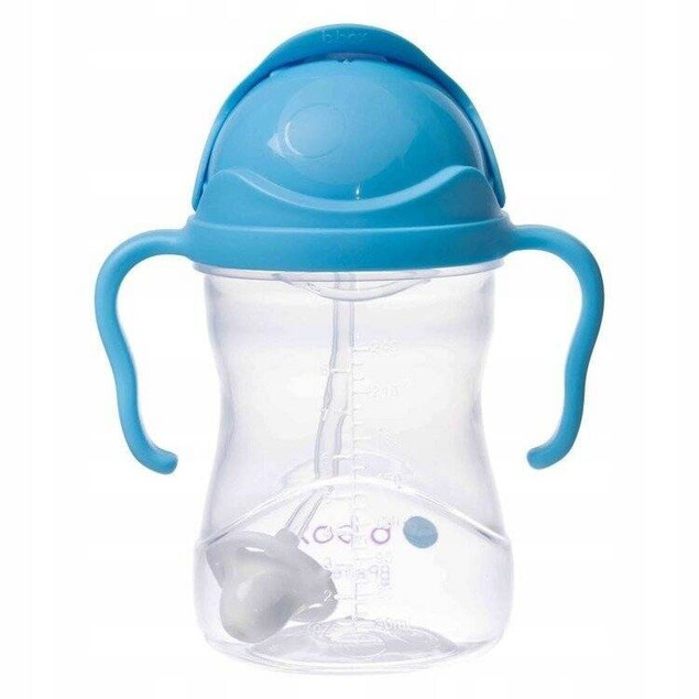 b.box Bidon ze słomką Gelato Blueberry 6 m+ 240 ml