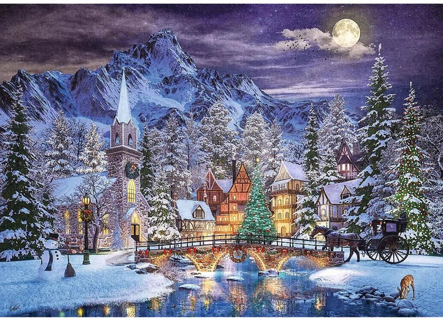 Puzzle Świąteczne 1000 elementów Świąteczna Atmosfera 10629 Trefl