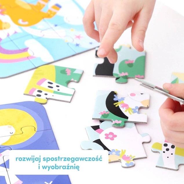 CZUCZU Puzzle Układam Koniki 3+