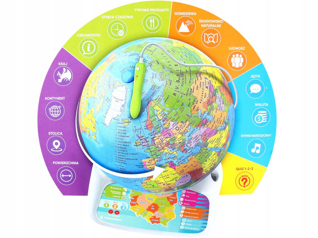 Globus Interaktywny EduGlobus 50847 | Clementoni