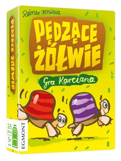 Pędzące Żółwie Gra Karciana Gry Do Plecaka Rodzinna 5+ Egmont