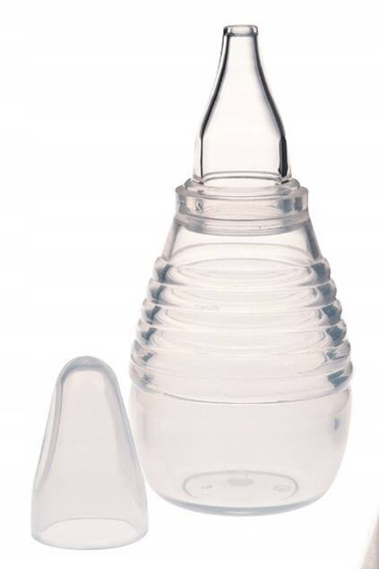 Canpol babies silikonowa gruszka do nosa dla niemowląt z miękką końcówką