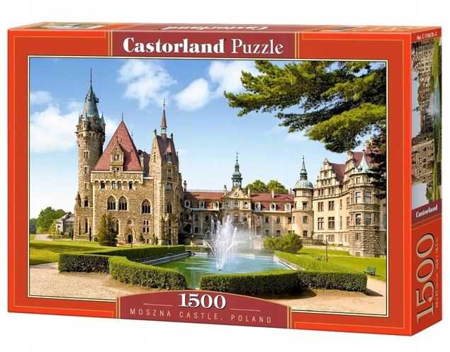 Puzzle 1500 Zamek Moszna Polska Castorland 