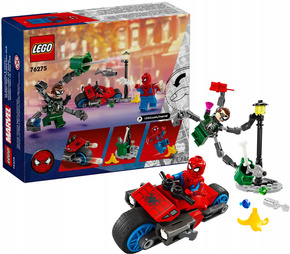 LEGO Super Heroes Pościg Na Motocyklu Spider-Man vs Doc Ock 77 el. 6+ 76275