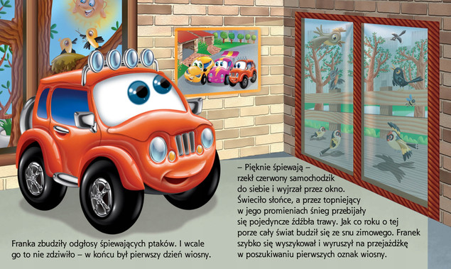 Samochodzik Franek WIOSNA Elżbieta Wójcik 3+ SBM