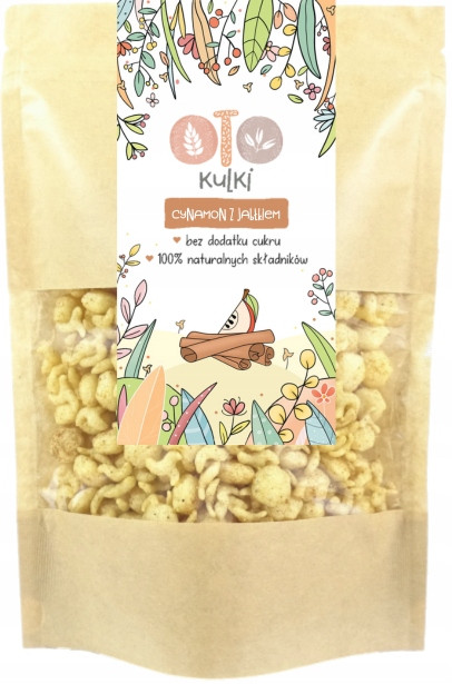 OtoLandia Kulki śniadaniowe cynamon z jabłkiem 150 g
