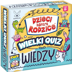 Dzieci Kontra Rodzice Wielki Quiz Wiedzy Rodzinna Gra W Pytania 8+ Kangur