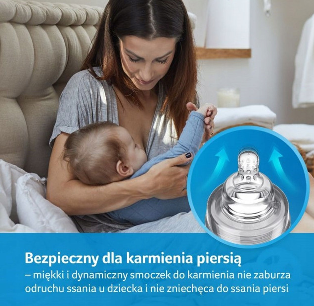 Smoczek dynamiczny do karmienia LOVI SZYBKI 2 szt.