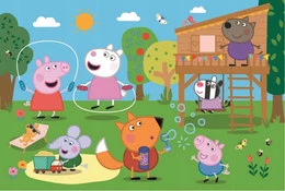 Puzzle 24 Maxi Zabawy na polanie Świnka Peppa 14342 