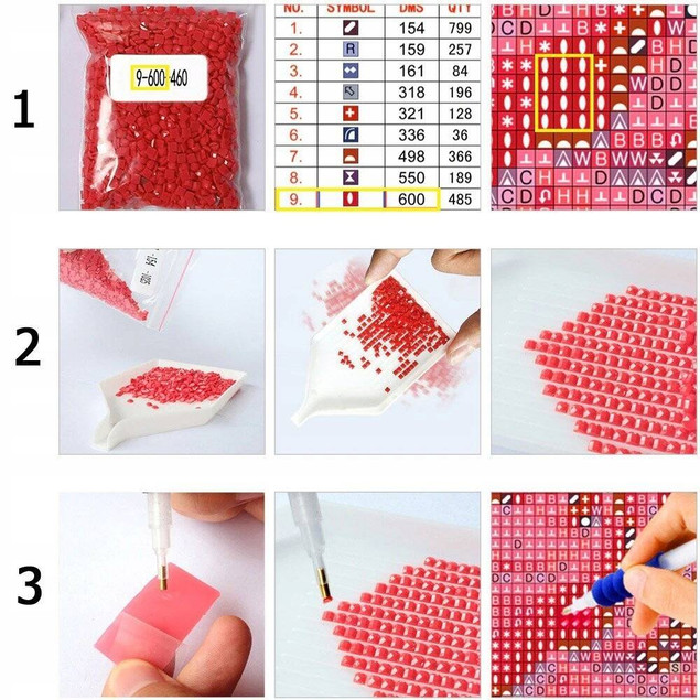 Diamentowa mozaika Morze 30x40cm 1006969