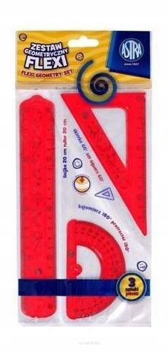 Zestaw geometryczny Flexi 3 elementy