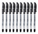 10x Długopis Żelowy 0.5 mm Czarny Gel-Ocity Stic Bic