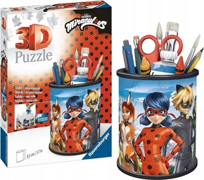 Puzzle 3D 54 Układanka Organizer MIRACULUM Przybornik Bajka 6+ Ravensburger